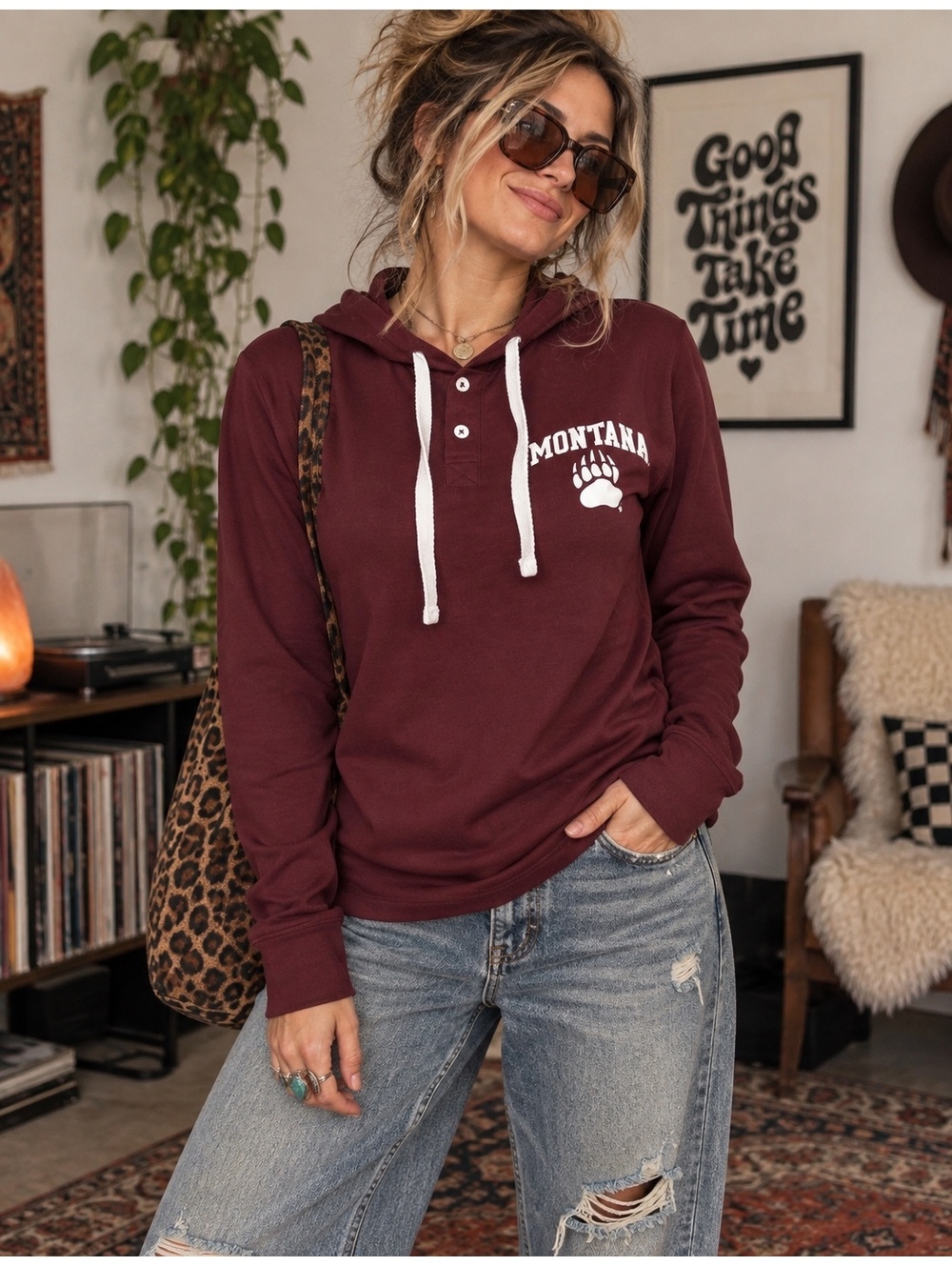 Rivalry Threads Maroon Hoodie